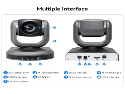 Live Optics Streaming Oneking Full Hd 4k 1080p 60 Usb Skype Hdml High Quality 20x Optical Zoom Ptz Camera