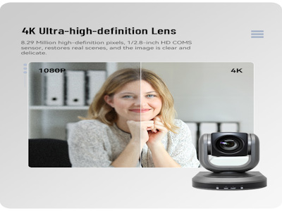 Oneking 4k Ptz Conference Cameras 20x Zoom Ptz Live Streaming Camera Usb Hdml Conference Video Camera