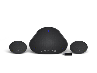 5.8g Wireless Omnidirectional Microphone 360 Degree Conference Call Speaker Cascade Video Microphone System For Hands-free Calls